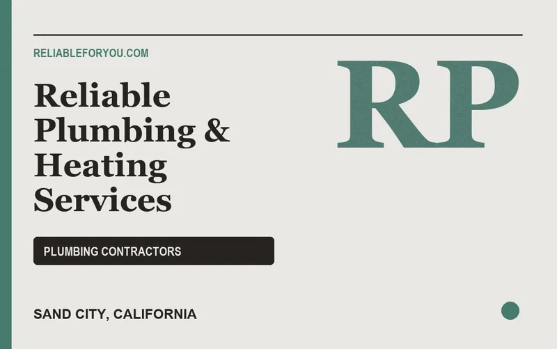 Reliable Plumbing & Heating Services in Sand City, California