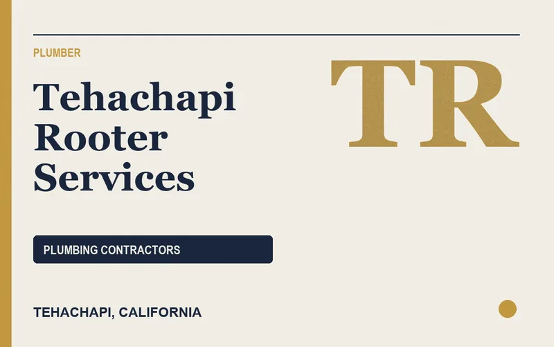 Tehachapi Rooter Services in Tehachapi, California