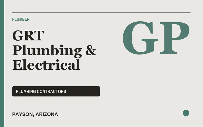 GRT Plumbing & Electrical in Payson, Arizona