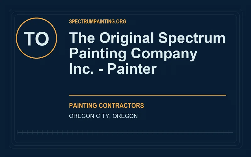 The Original Spectrum Painting Company Inc. - Painter in Oregon City, Oregon