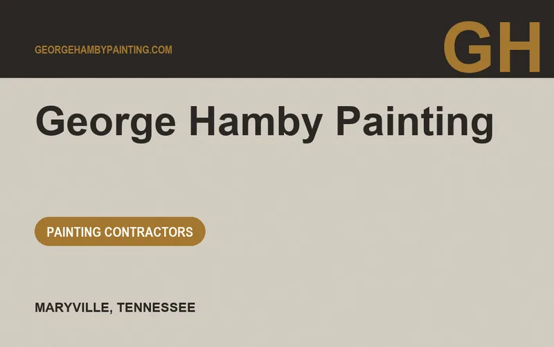 George Hamby Painting in Maryville, Tennessee