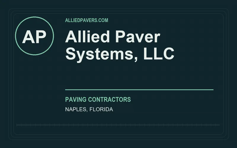 Allied Paver Systems, LLC in Naples, Florida