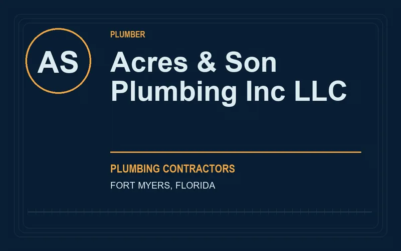 Acres & Son Plumbing Inc LLC in Fort Myers, Florida