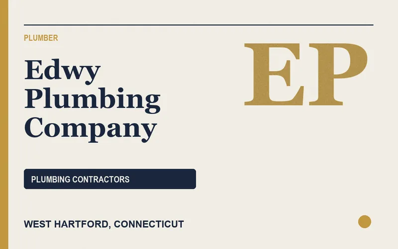 Edwy Plumbing Company in West Hartford, Connecticut