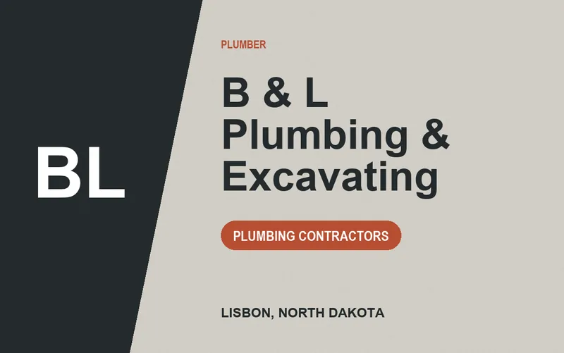B & L Plumbing & Excavating in Lisbon, North Dakota