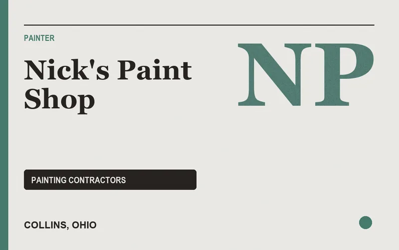 Nick's Paint Shop in Collins, Ohio