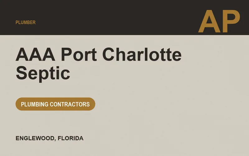 AAA Port Charlotte Septic in Englewood, Florida