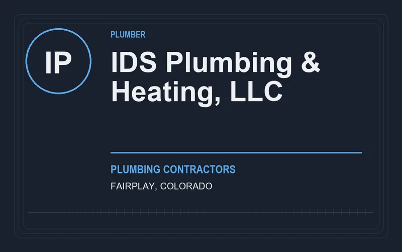 IDS Plumbing & Heating, LLC in Fairplay, Colorado