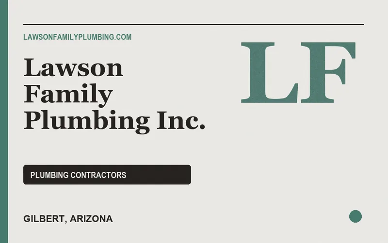 Lawson Family Plumbing Inc. in Gilbert, Arizona