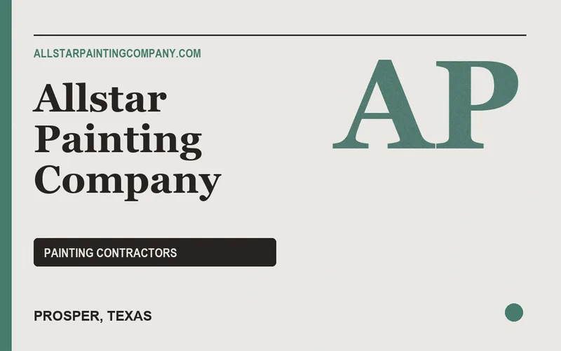 Allstar Painting Company in Prosper, Texas