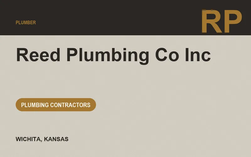Reed Plumbing Co Inc in Wichita, Kansas