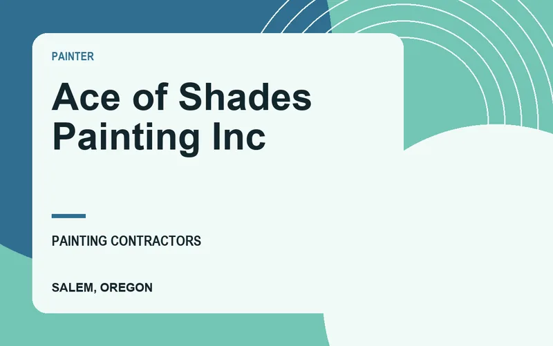 Ace of Shades Painting Inc in Salem, Oregon