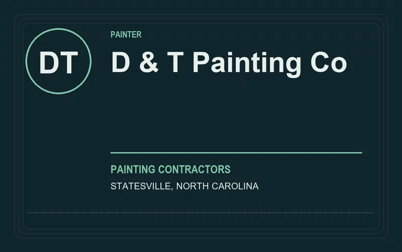 D & T Painting Co in Statesville, North Carolina