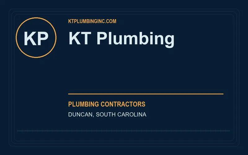 KT Plumbing in Duncan, South Carolina