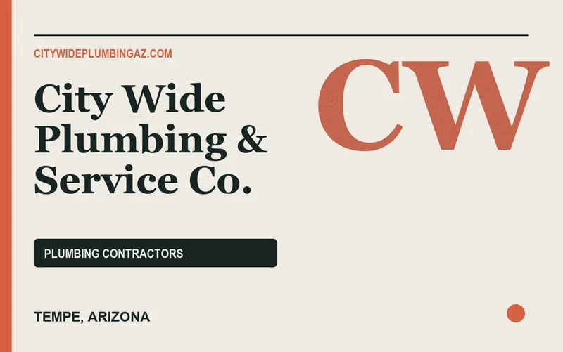 City Wide Plumbing & Service Co. in Tempe, Arizona