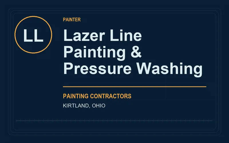 Lazer Line Painting & Pressure Washing in Kirtland, Ohio