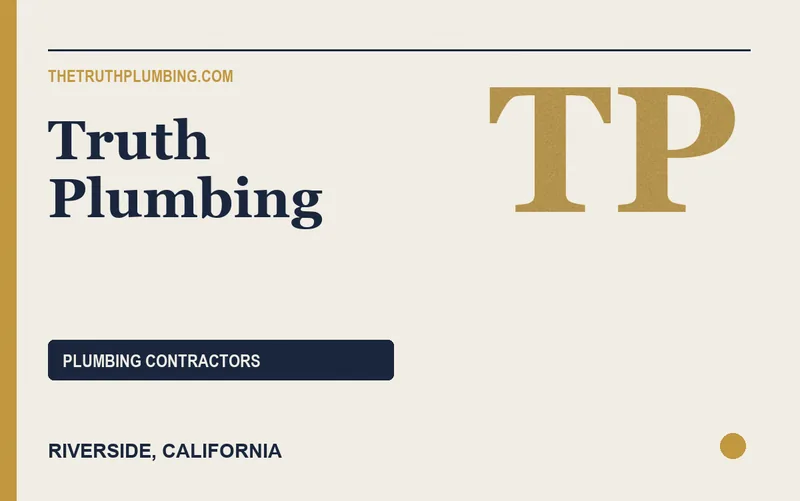 Truth Plumbing in Riverside, California