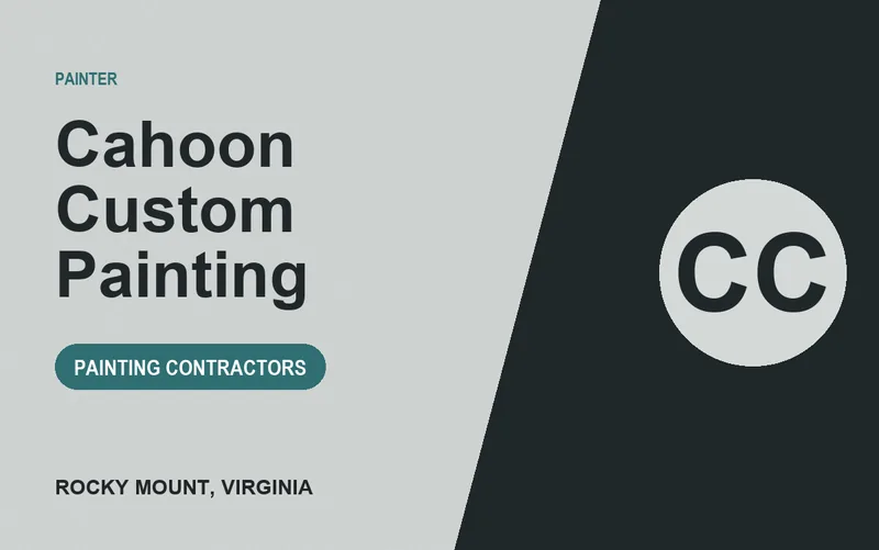 Cahoon Custom Painting in Rocky Mount, Virginia