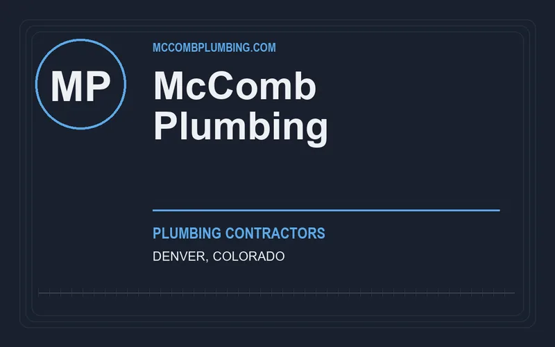 McComb Plumbing in Denver, Colorado