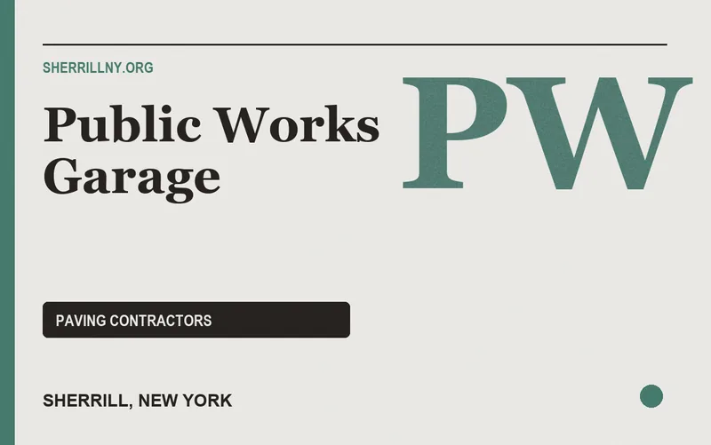Public Works Garage in Sherrill, New York