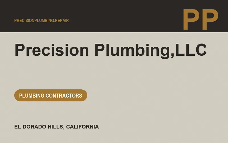 Precision Plumbing,LLC in El Dorado Hills, California
