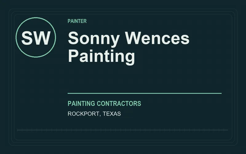 Sonny Wences Painting in Rockport, Texas