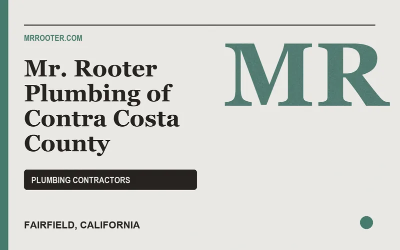 Mr. Rooter Plumbing of Contra Costa County in Fairfield, California