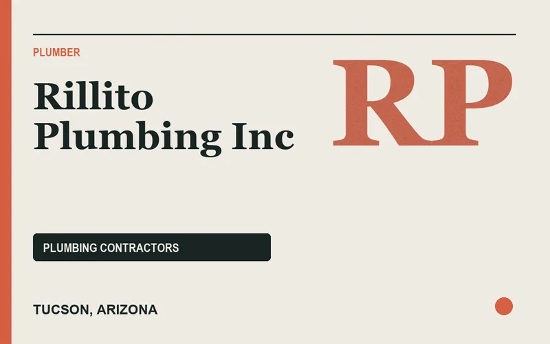 Rillito Plumbing Inc in Tucson, Arizona