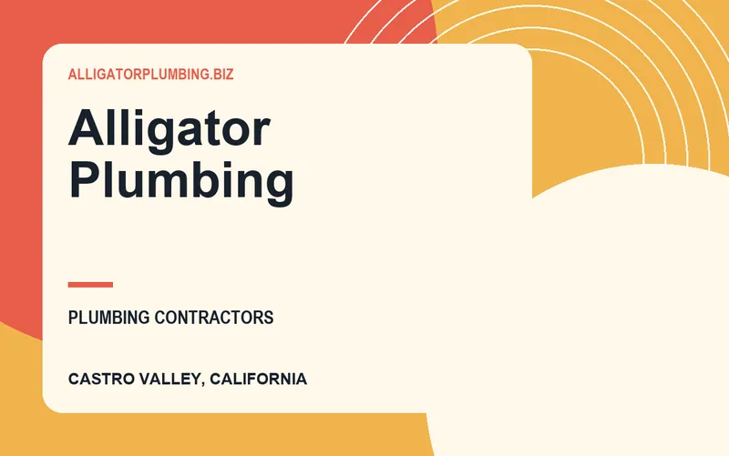 Alligator Plumbing in Castro Valley, California