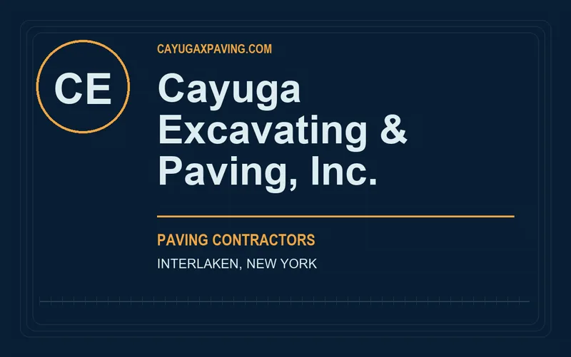 Cayuga Excavating & Paving, Inc. in Interlaken, New York