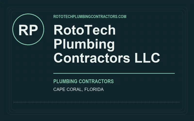 RotoTech Plumbing Contractors LLC in Cape Coral, Florida