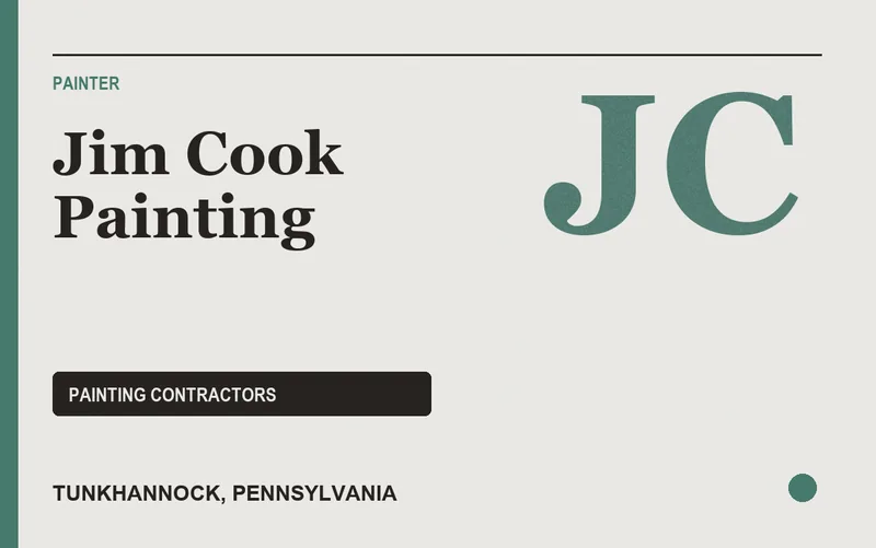 Jim Cook Painting in Tunkhannock, Pennsylvania