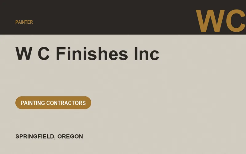 W C Finishes Inc in Springfield, Oregon