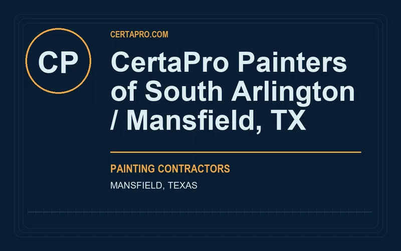 CertaPro Painters of South Arlington / Mansfield, TX in Mansfield, Texas