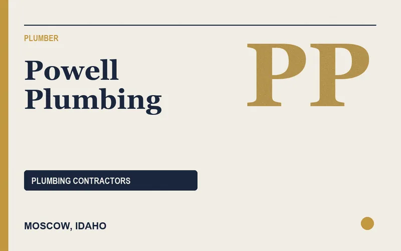 Powell Plumbing in Moscow, Idaho