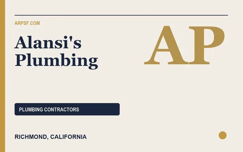 Alansi's Plumbing in Richmond, California