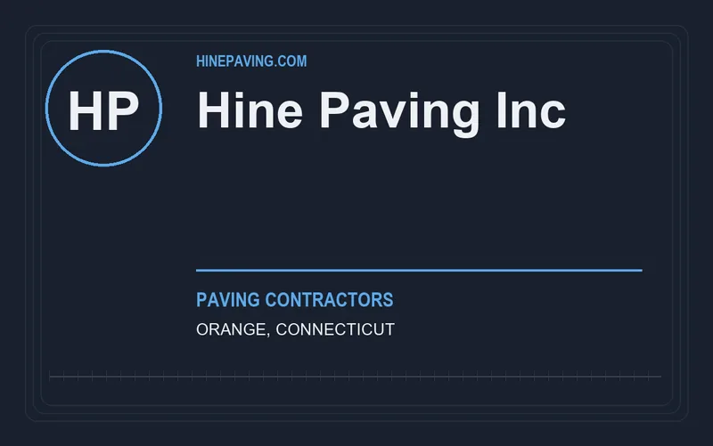 Hine Paving Inc in Orange, Connecticut