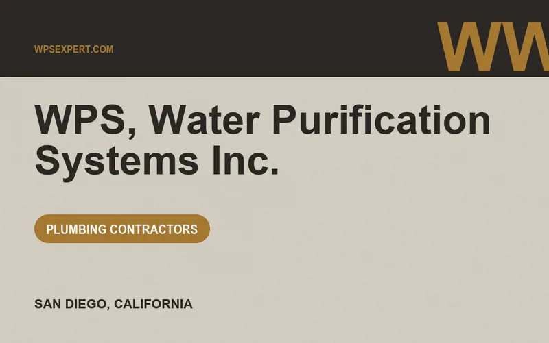 WPS, Water Purification Systems Inc. in San Diego, California