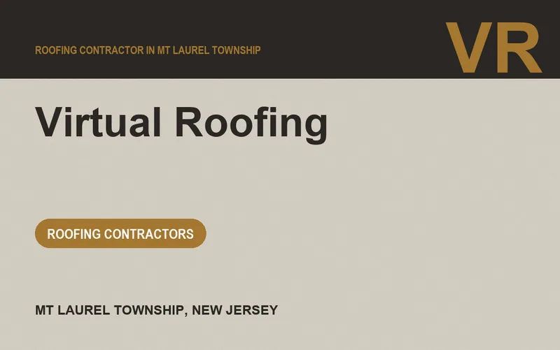 Virtual Roofing in Mt Laurel Township, New Jersey