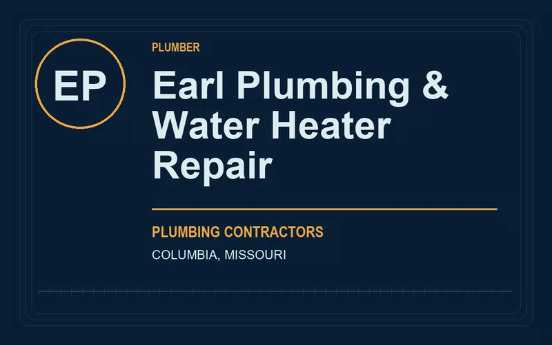 Earl Plumbing & Water Heater Repair in Columbia, Missouri