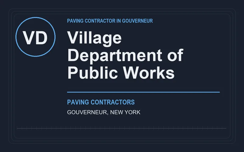 Village Department of Public Works in Gouverneur, New York
