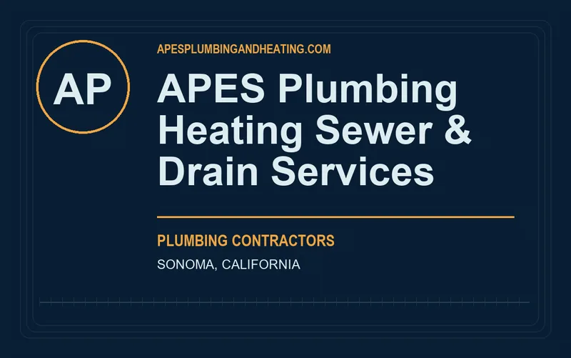 APES Plumbing Heating Sewer & Drain Services in Sonoma, California