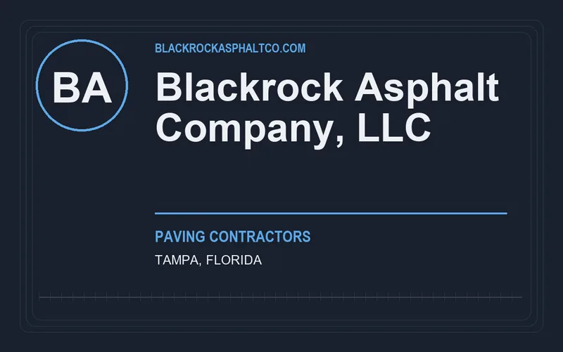 BLACKROCK ASPHALT COMPANY, LLC in Tampa, Florida