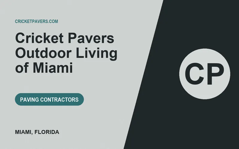 Cricket Pavers Outdoor Living of Miami in Miami, Florida