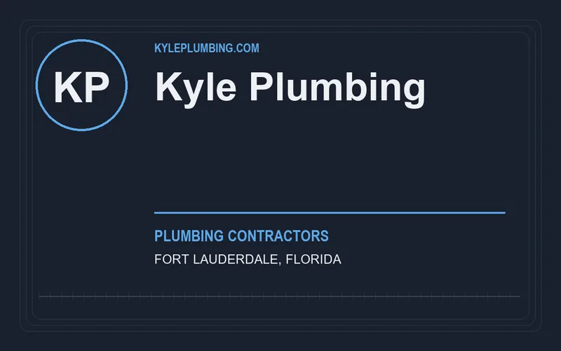 Kyle Plumbing in Fort Lauderdale, Florida
