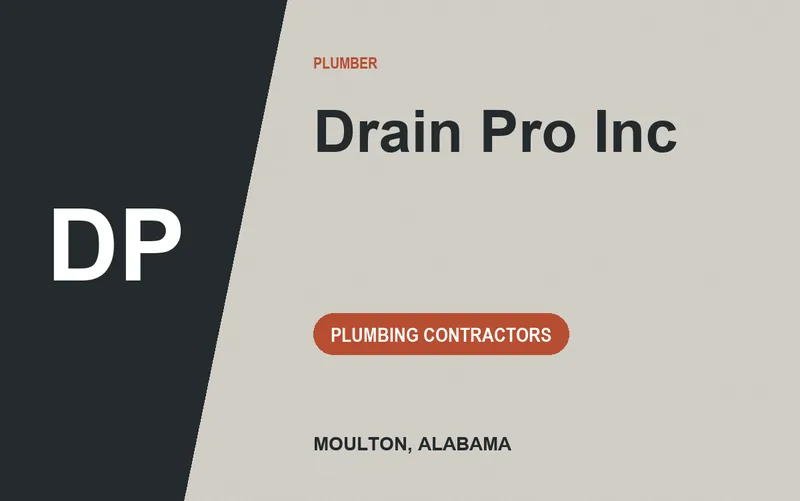 Drain Pro Inc in Moulton, Alabama