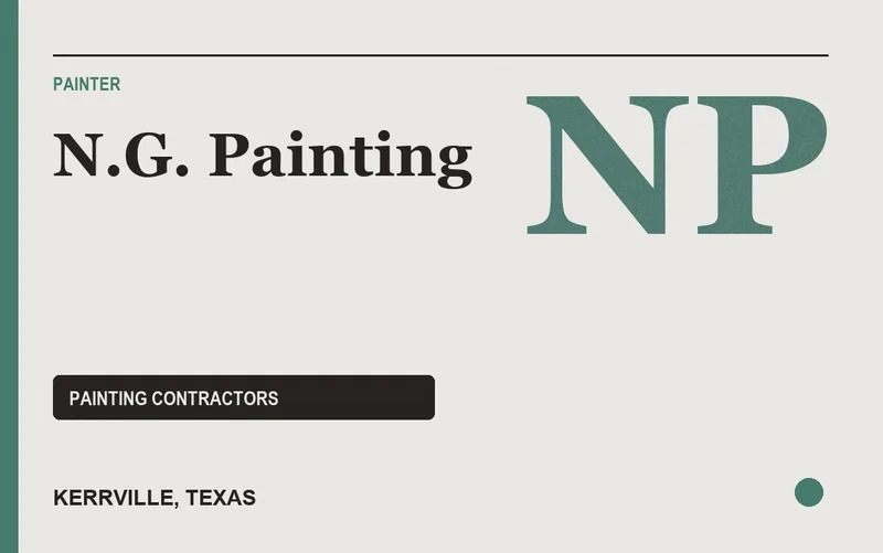 N.G. Painting in Kerrville, Texas