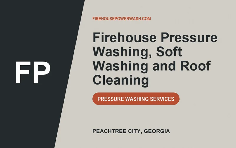 Firehouse Pressure Washing, Soft Washing and Roof Cleaning in Peachtree City, Georgia