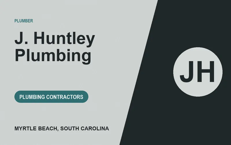 J. Huntley Plumbing in Myrtle Beach, South Carolina