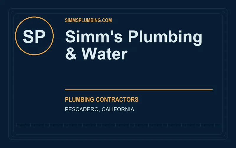 Simm's Plumbing & Water in Pescadero, California